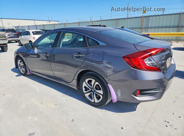 19XFC2F56GE004054 2016 HONDA CIVIC Gray Задня ліва чверть