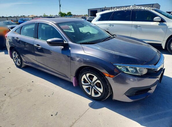 19XFC2F56GE004054 2016 HONDA CIVIC Gray Передня права чверть