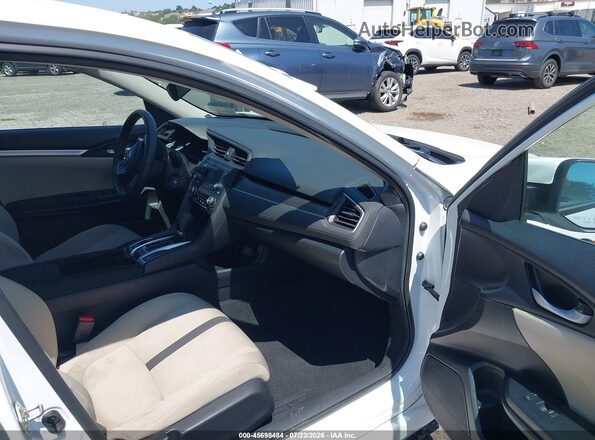 19XFC2F56GE007374 2016 HONDA CIVIC White წინა სალონის ხედი