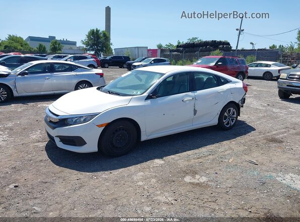 19XFC2F56GE007374 2016 HONDA CIVIC White წინა მარცხენა ხედი სამი მეოთხედიდან