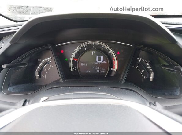 19XFC2F56GE007374 2016 HONDA CIVIC White უკანა სავარძლების ხედი