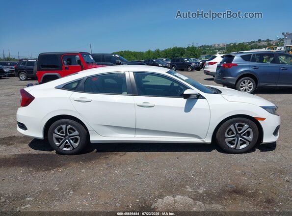 19XFC2F56GE007374 2016 HONDA CIVIC White უკანა სალონის ხედი