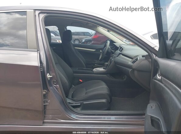 19XFC2F56GE024238 2016 HONDA CIVIC Gray Вид салону спереду