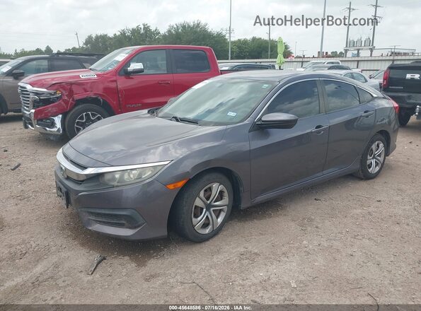 19XFC2F56GE024238 2016 HONDA CIVIC Gray Передня ліва чверть