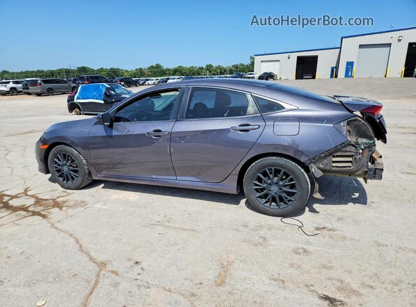 19XFC2F56GE081846 2016 HONDA CIVIC Gray Rear left