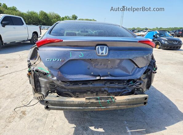 19XFC2F56GE081846 2016 HONDA CIVIC Gray Rear view