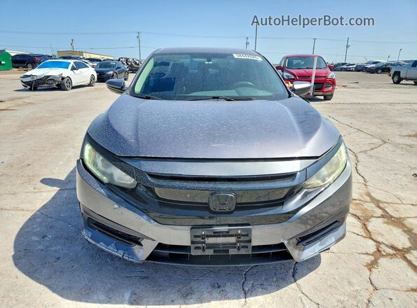 19XFC2F56GE081846 2016 HONDA CIVIC Gray Front view