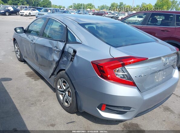 19XFC2F56GE083922 2016 HONDA CIVIC Silver Задня ліва чверть