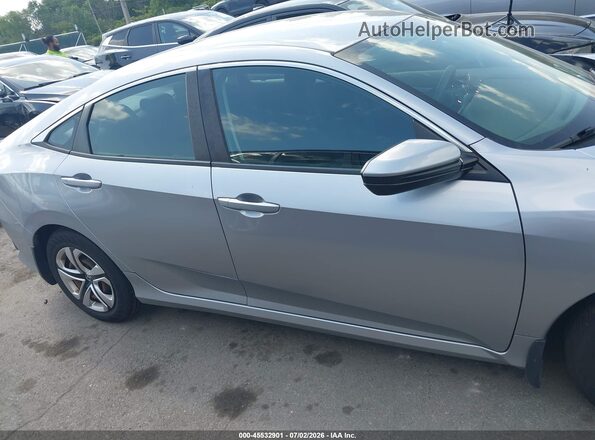 19XFC2F56GE083922 2016 HONDA CIVIC Silver Вид задньої частини салону