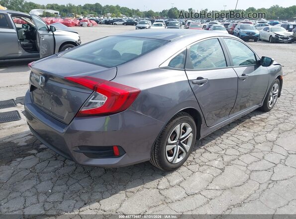 19XFC2F56GE086030 2016 HONDA CIVIC Серый Задняя правая четверть
