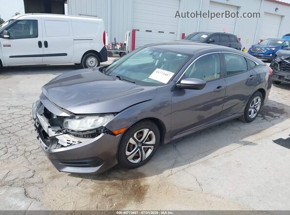 19XFC2F56GE086030 2016 HONDA CIVIC Серый Передняя левая четверть