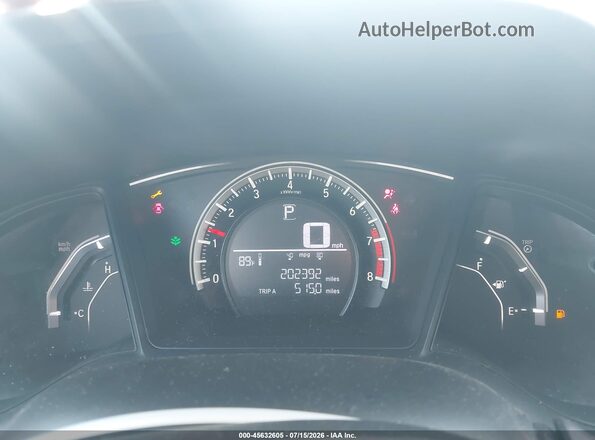 19XFC2F56GE215271 2016 HONDA CIVIC Gray Vista de los asientos traseros