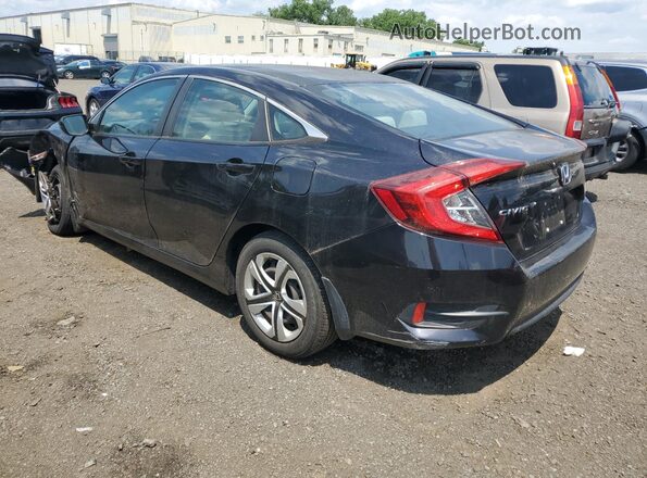 19XFC2F56GE245614 2016 HONDA CIVIC Black Հետևի ձախ