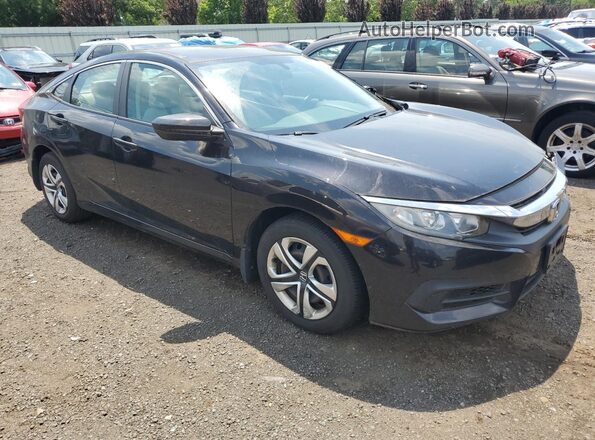 19XFC2F56GE245614 2016 HONDA CIVIC Black Առջևի աջ