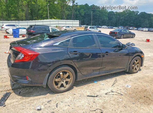 19XFC2F56HE022961 2017 HONDA CIVIC Black უკანა მარჯვენა