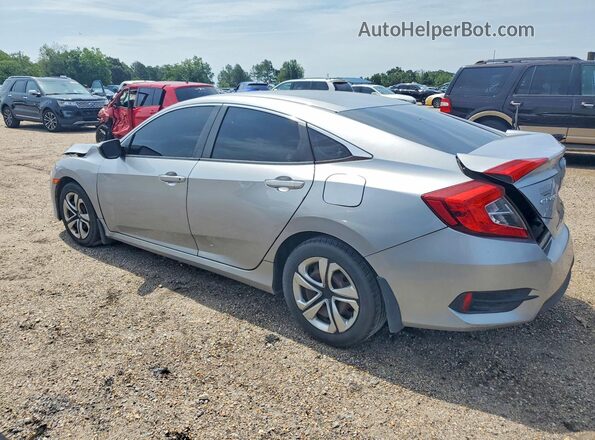 19XFC2F56HE053580 2017 HONDA CIVIC Серебряный Задняя левая четверть