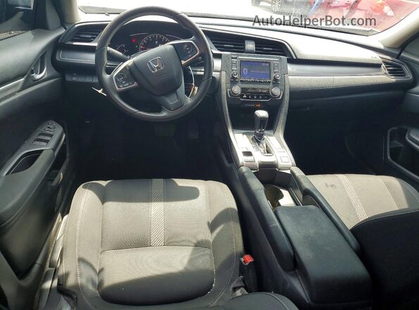 19XFC2F56HE053580 2017 HONDA CIVIC Серебряный Вид панели приборов