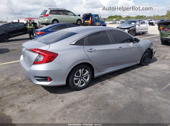 19XFC2F56HE056530 2017 HONDA CIVIC Silver Հետևի աջ