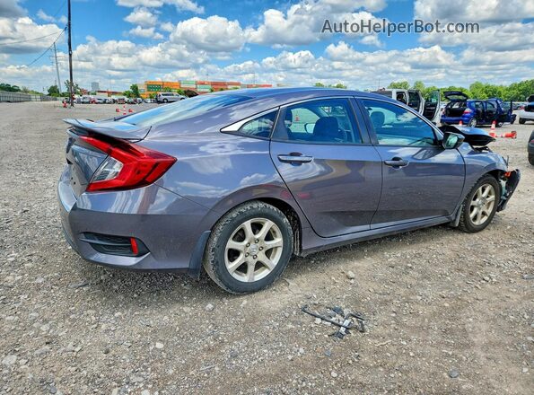 19XFC2F56HE065034 2017 HONDA CIVIC Gray Trasero derecho