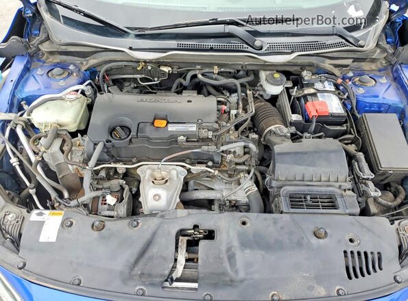 19XFC2F56HE075305 2017 HONDA CIVIC Blue Սալոնի հետևի տեսք