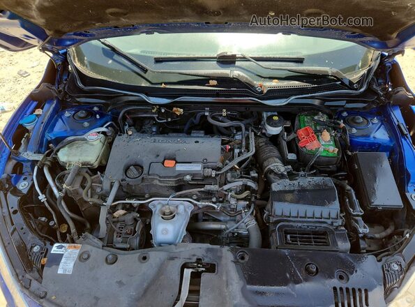 19XFC2F56HE217913 2017 HONDA CIVIC Blue Вид задньої частини салону