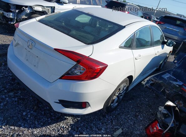 19XFC2F56HE228975 2017 HONDA CIVIC White Tył prawy