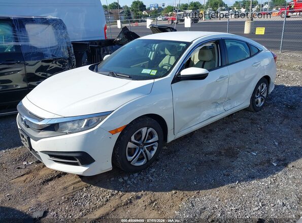 19XFC2F56HE228975 2017 HONDA CIVIC White Przód lewy