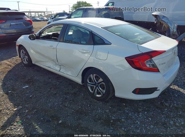 19XFC2F56HE228975 2017 HONDA CIVIC White Tył lewy