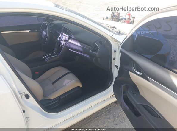 19XFC2F57GE008758 2016 HONDA CIVIC White წინა სალონის ხედი