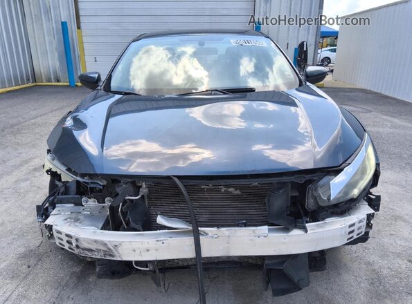 19XFC2F57GE017816 2016 HONDA CIVIC Charcoal Vista interior de 360 grados