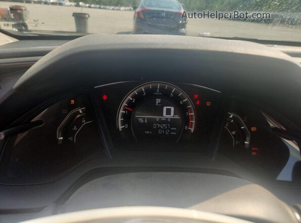 19XFC2F57GE034079 2016 HONDA CIVIC White Սարքավորումների վահանակի տեսք
