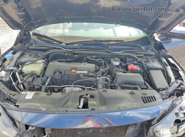 19XFC2F57GE040870 2016 HONDA CIVIC Gray Rear interior view