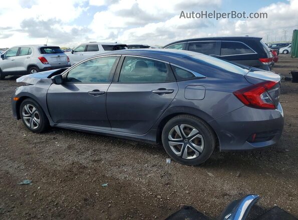19XFC2F57HE020863 2017 HONDA CIVIC Gray უკანა მარცხენა