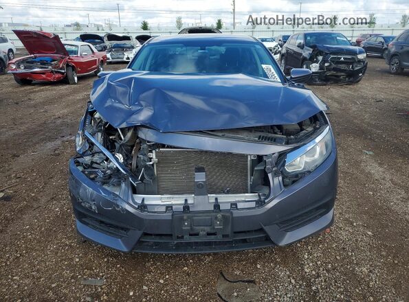 19XFC2F57HE020863 2017 HONDA CIVIC Gray წინა ხედი