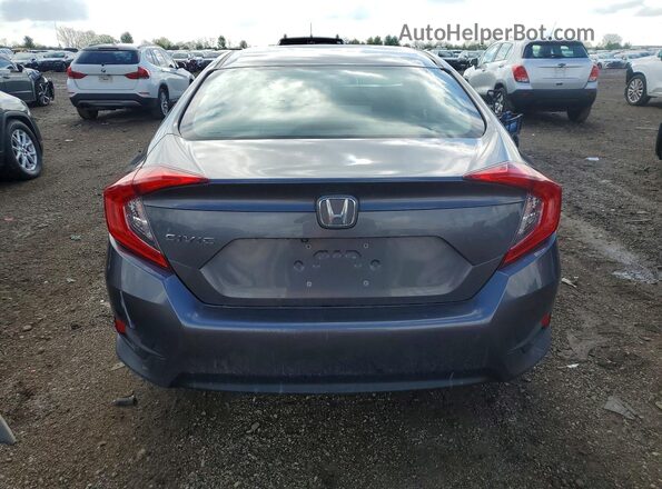 19XFC2F57HE020863 2017 HONDA CIVIC Gray უკანა ხედი