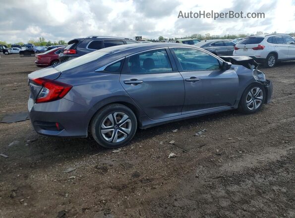 19XFC2F57HE020863 2017 HONDA CIVIC Gray უკანა მარჯვენა