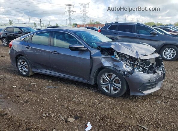 19XFC2F57HE020863 2017 HONDA CIVIC Gray წინა მარჯვენა