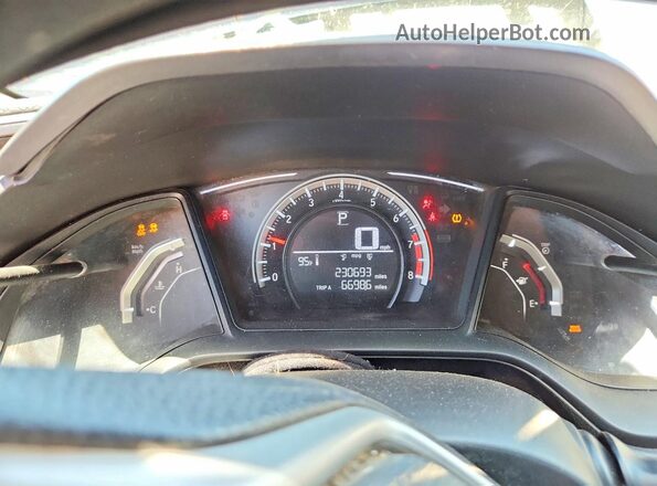 19XFC2F57HE211733 2017 HONDA CIVIC Blue Սարքավորումների վահանակի տեսք