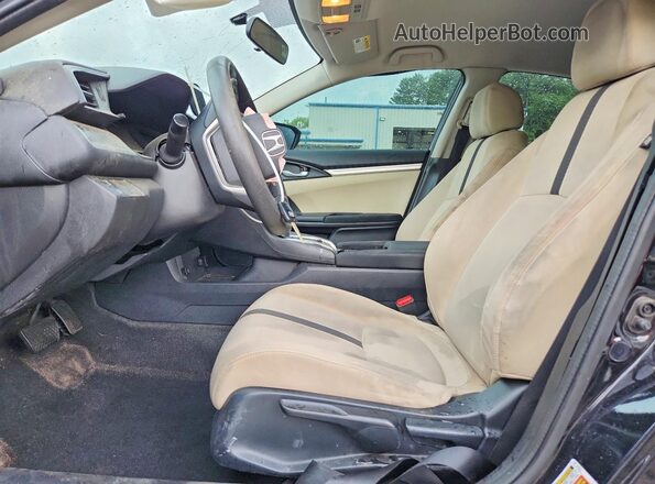19XFC2F57HE215278 2017 HONDA CIVIC Black Front interior view