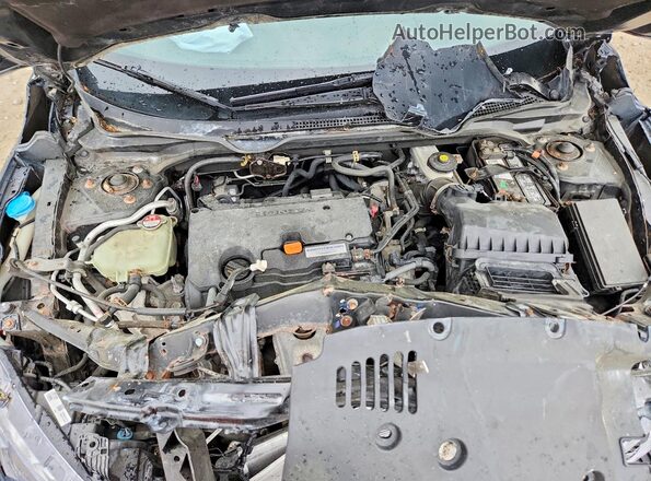 19XFC2F57HE215278 2017 HONDA CIVIC Black Rear interior view