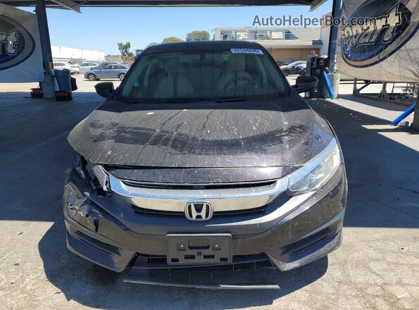 19XFC2F57HE223087 2017 HONDA CIVIC Black Widok z przodu