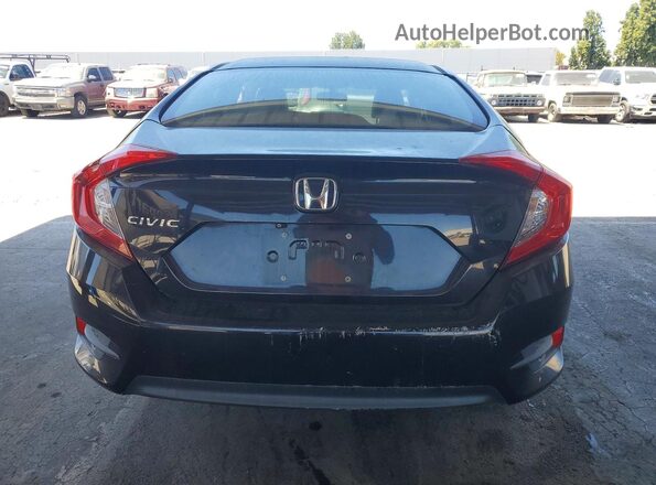 19XFC2F57HE223087 2017 HONDA CIVIC Black Widok z tyłu