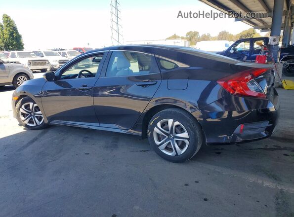 19XFC2F57HE223087 2017 HONDA CIVIC Black Tył lewy