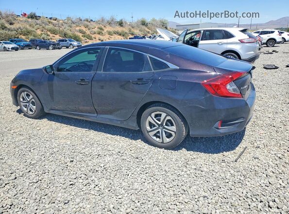 19XFC2F57JE002580 2018 HONDA CIVIC Black უკანა მარცხენა