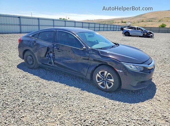 19XFC2F57JE002580 2018 HONDA CIVIC Black წინა მარჯვენა