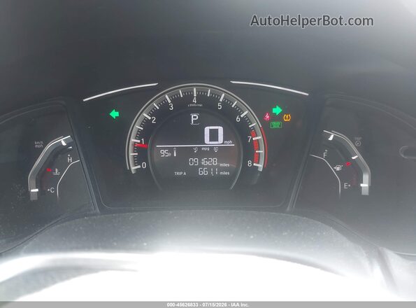 19XFC2F57JE030234 2018 HONDA CIVIC Серый Вид задних сидений