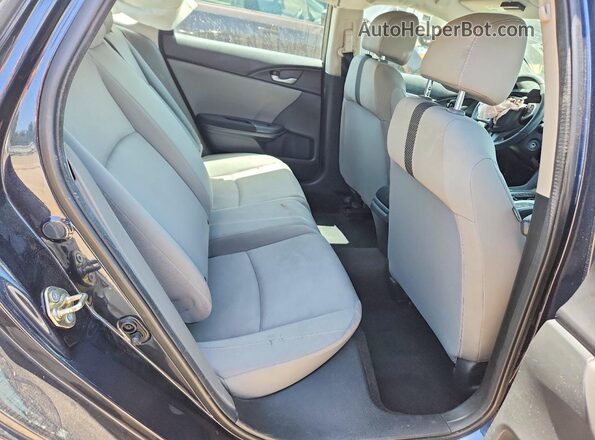 19XFC2F58GE048153 2016 HONDA CIVIC Gray Rear seats view