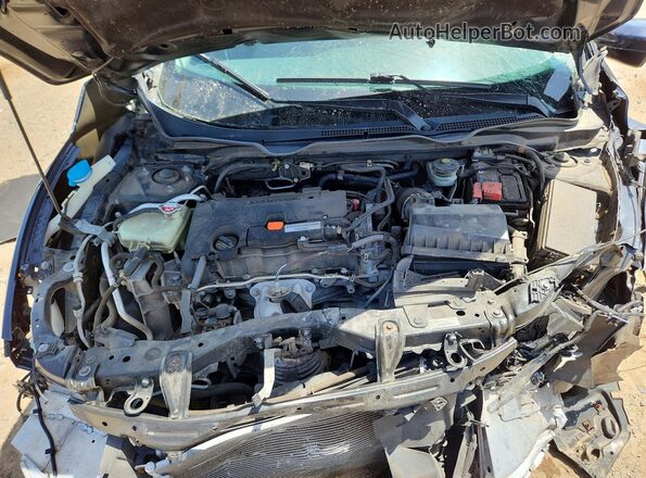 19XFC2F58GE048153 2016 HONDA CIVIC Gray Rear interior view