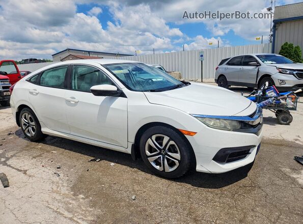 19XFC2F58GE052235 2016 HONDA CIVIC White Przód prawy
