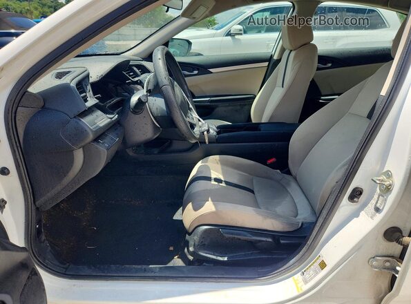 19XFC2F58GE052235 2016 HONDA CIVIC White Widok wnętrza z przodu